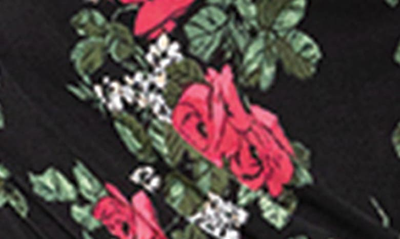 Shop Leota Mindy Print Midi Dress In Rrbk - Ruby Rose Black