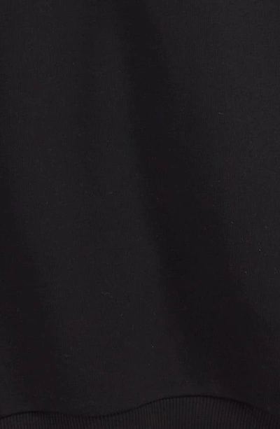 Shop Givenchy ' Logo Graphic Sweatshirt Dress In 09b Black