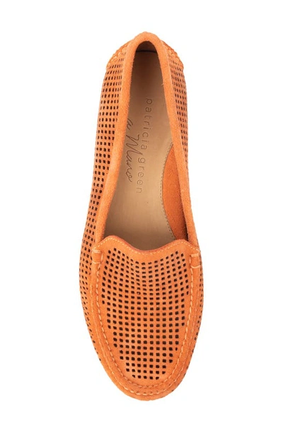 Shop Patricia Green 'barrie' Flat In Tangerine