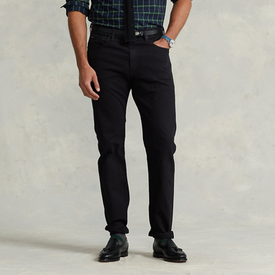 Shop Polo Ralph Lauren Big & Tall - Hampton Relaxed Straight Stretch Jean In Black