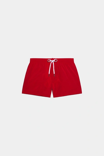 Shop Dsquared2 Men Swimming Trunks In Red