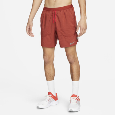 Shop Nike Flex Stride Men's 7" Brief Running Shorts In Rugged Orange