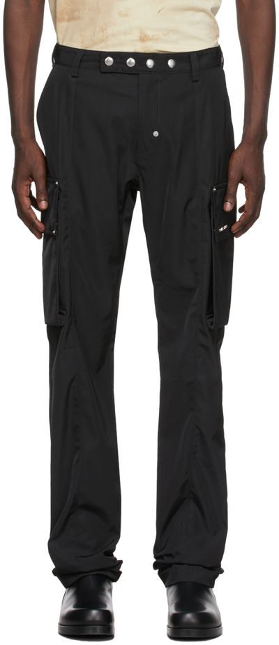 Shop Alyx Black Rivet Detail Cargo Pants