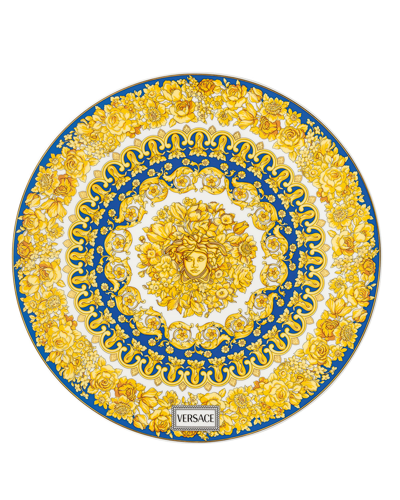 Medusa pattern service plates set of 9 by Gianni Versace on artnet