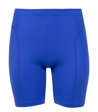 Shop Balenciaga Biker Shorts In Electric Blue