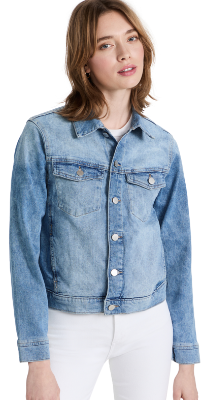 Dl 1961 Vika Classic Denim Jacket In Droplet