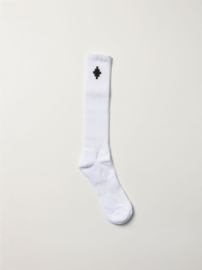 Shop Marcelo Burlon County Of Milan County Of Milan Men's Socks In White