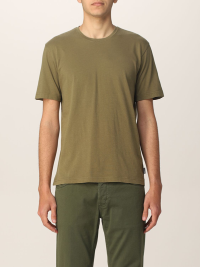 Shop Aspesi Cotton T-shirt In Military