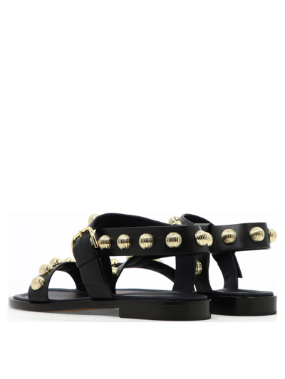 Shop Lanvin "rita" Sandals In Black  