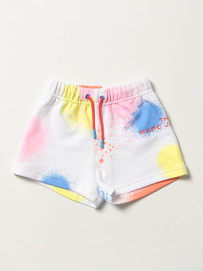 Shop Little Marc Jacobs Shorts In White