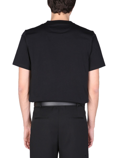 Shop Paul Smith T-shirt With Embroidered Logo In Black