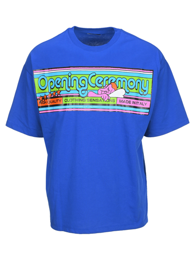Shop Opening Ceremony Cartoonish Printed T-shirt In Royal