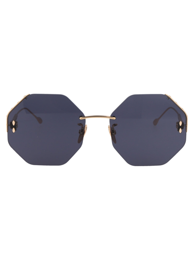 Shop Isabel Marant Im 0080/s Sunglasses In 000ir Rose Gold