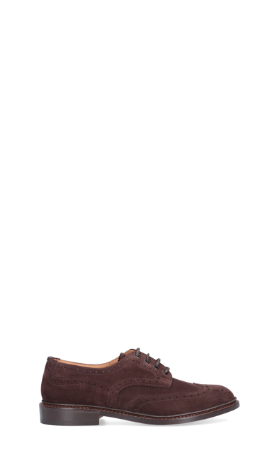 Shop Tricker's Laced Shoes In Brown