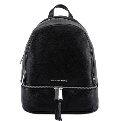 Shop Michael Kors Rhea Zip Micheal Kors Backpack In Black