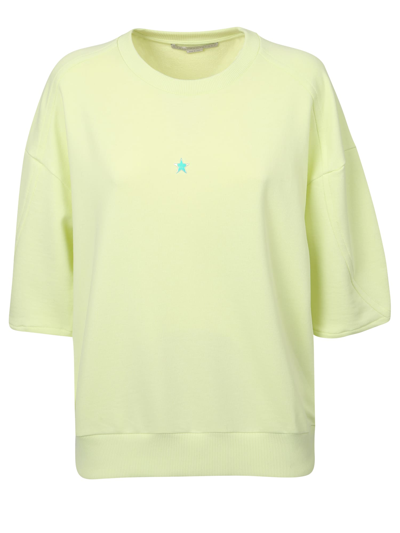 Shop Stella Mccartney Round Neck Sweatshirt In Yellow