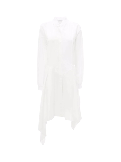 Shop Jw Anderson Bomber Dress In White