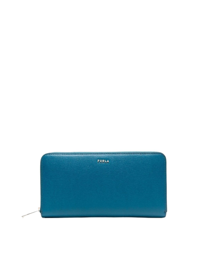 Shop Furla Babylon Xl Zip Around In S Octanium Ballerina