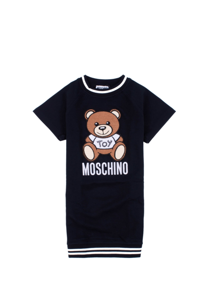 Shop Moschino Cotton Dress In Back