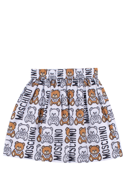 Shop Moschino Skirt With Print In Multicolor
