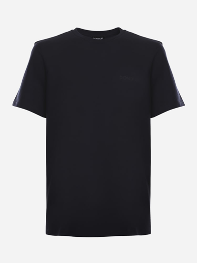 Shop Dondup Basic T-shirt In Cotton Jersey In Universe