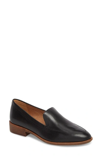 Shop Madewell The Frances Loafer In True Black Leather