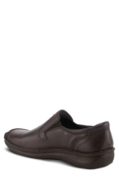 Spring Step Niccolo Moc Toe Loafer In Brown