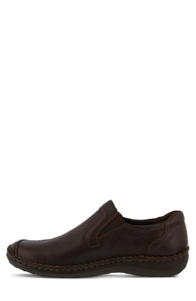Spring Step Niccolo Moc Toe Loafer In Brown