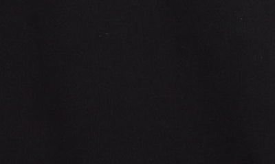 Shop Balmain Kids' Studded Logo Cold Shoulder Sweatshirt Dress In 930 Black