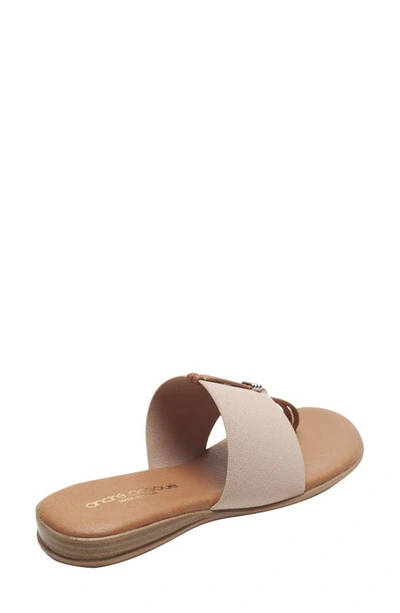 Shop Andre Assous Nice Featherweights™ Slide Sandal In Ecru