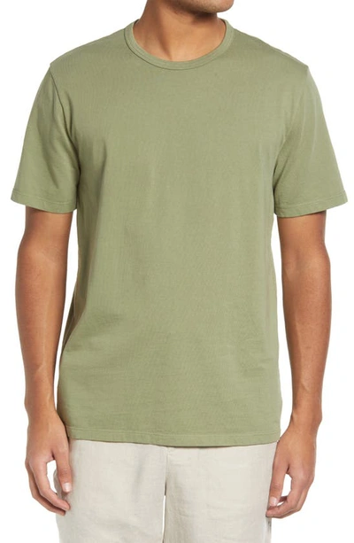 Shop Vince Solid T-shirt In Washed Yucca Pine