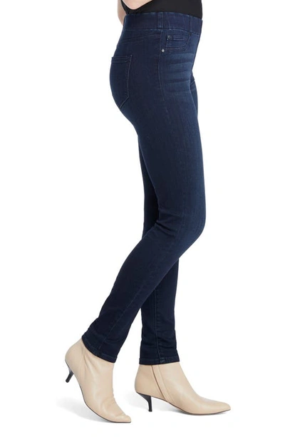 Shop Nic + Zoe Zoe Pull-on Skinny Jeans In Nightfall