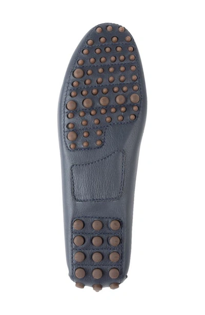 Patricia Green Jill Piped Driving Moccasin In Navy