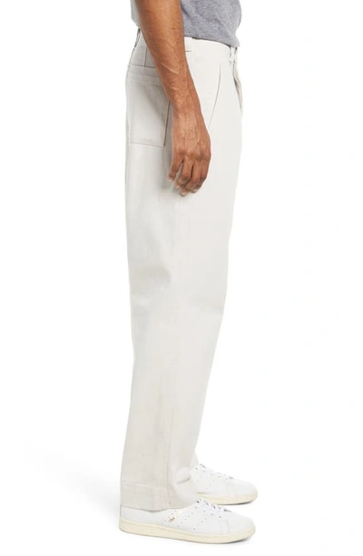 Shop Closed Belfast Wide Leg Jeans In Platinum White