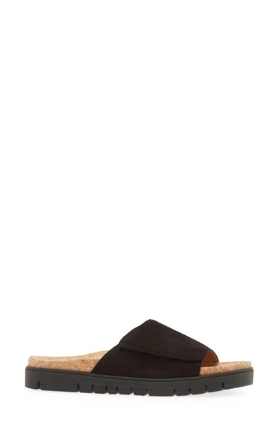 Gabor Slide Slide Sandal In Black