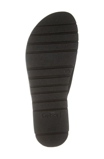 Gabor Slide Slide Sandal In Black