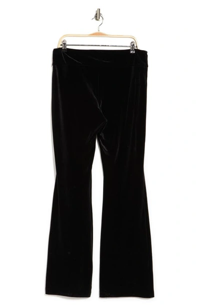 Shop Nicole Miller Velvet Pant In Black