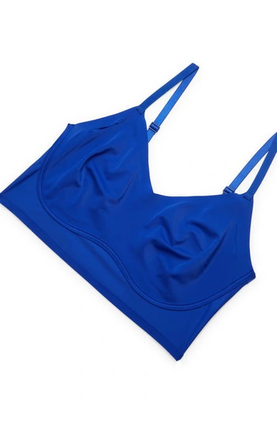 True & Co. . True Body Lift Triangle Bra In Laguna Blue