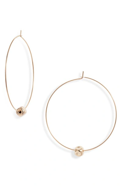 Shop Set & Stones Vanessa Hoop Earrings In Gold