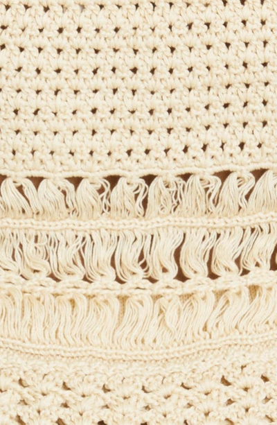 Shop Wales Bonner Djembe Cotton Crochet Tank In Sand