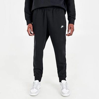 Shop Nike Sportswear Club Fleece Jogger Pants In Black/white