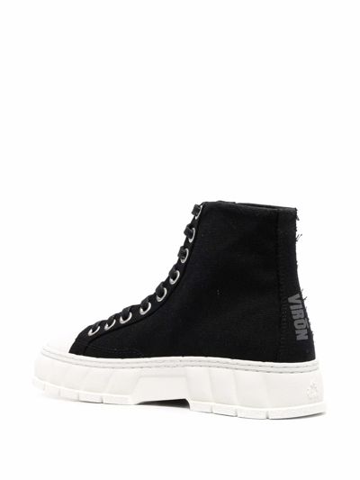 Shop Viron Patch-detail High-top Sneakers In Black