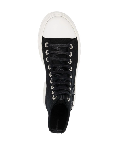 Shop Viron Patch-detail High-top Sneakers In Black