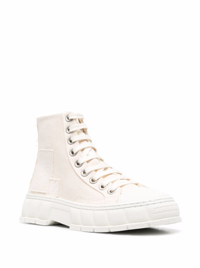 Viron Patch-detail High-top Sneakers In Neutrals