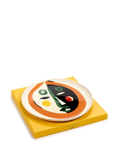 Serax X Feast Face 1 Serving Plate In Multicolour