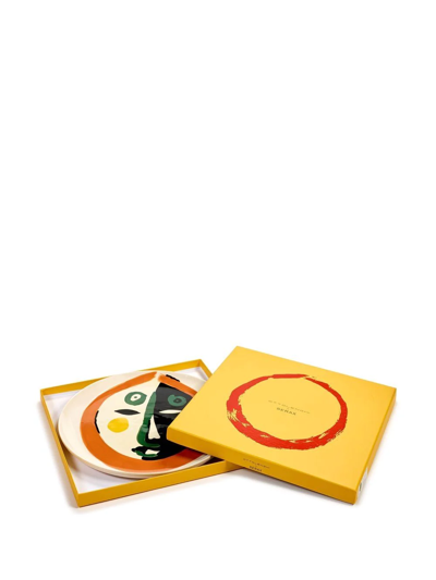 Serax X Feast Face 1 Serving Plate In Multicolour