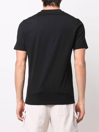 Shop Brunello Cucinelli Round Neck Short-sleeved T-shirt In Black