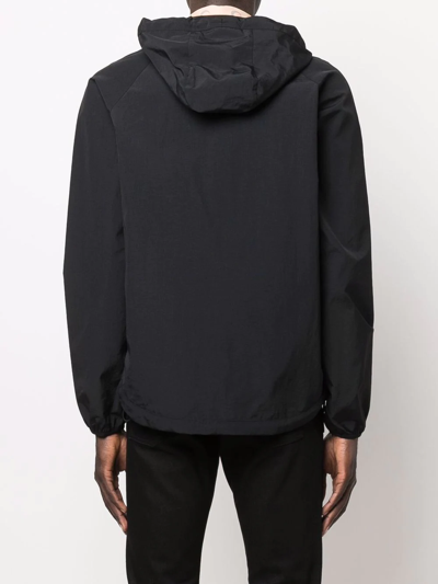 Shop Marcelo Burlon County Of Milan Lightweight Windbreaker Jacket In Black