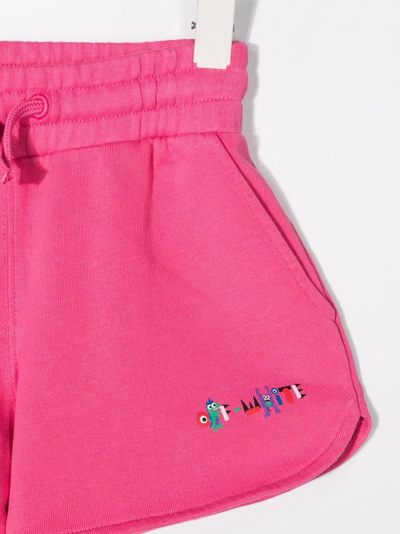 Off-white Monster-print Shorts In Pink