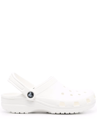 Shop Crocs Classic Clog Shoes In White